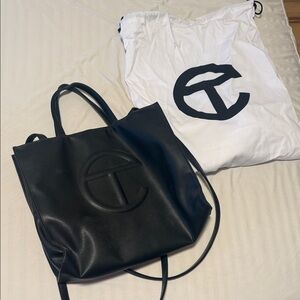 Telfar Black Tote Bag